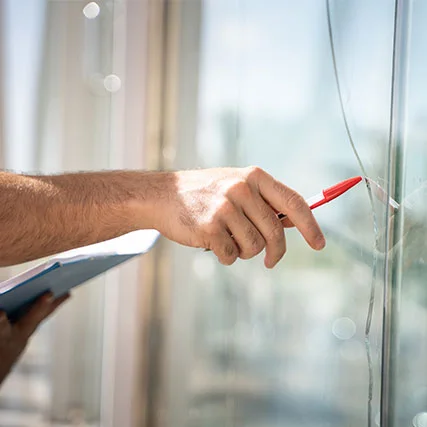 broken glass repair in Northdale, FL